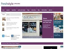 Tablet Screenshot of freshstylemag.com